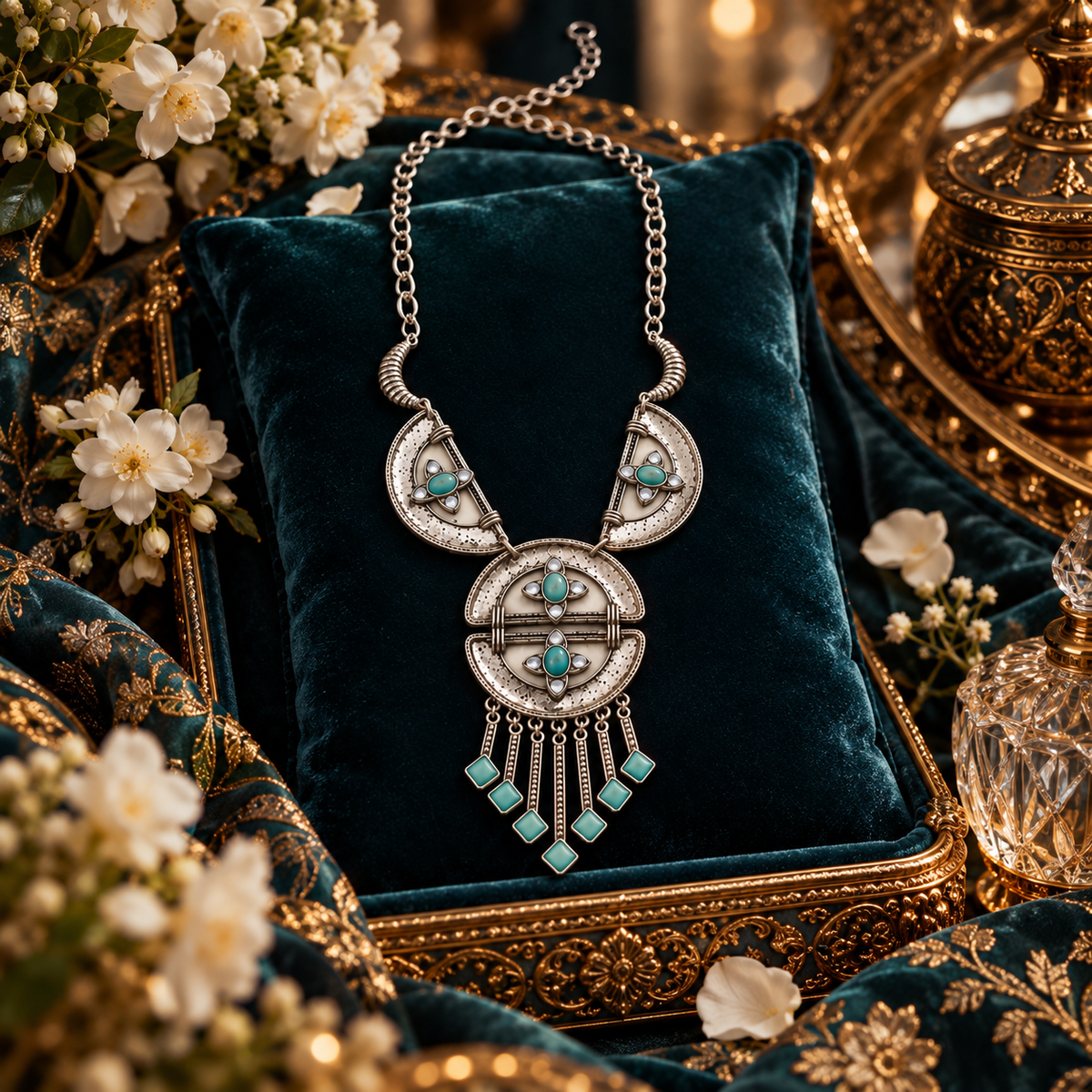 Celestial Statement Necklace |YAJAA