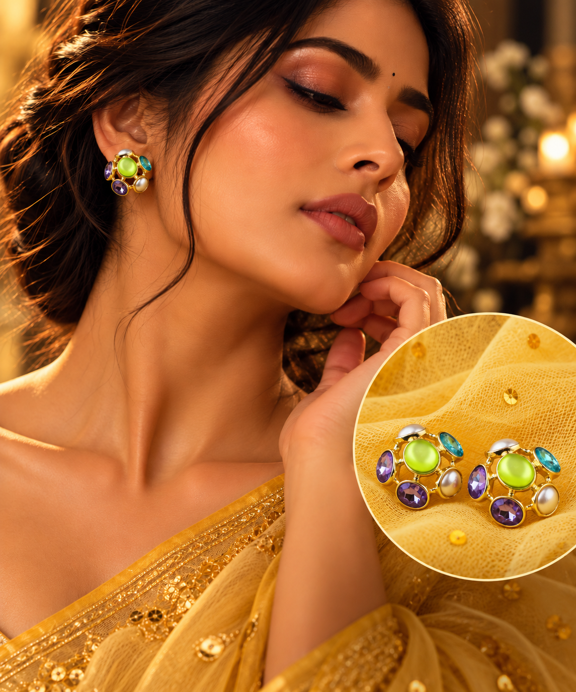 Garden Glow Earrings | YAJAA