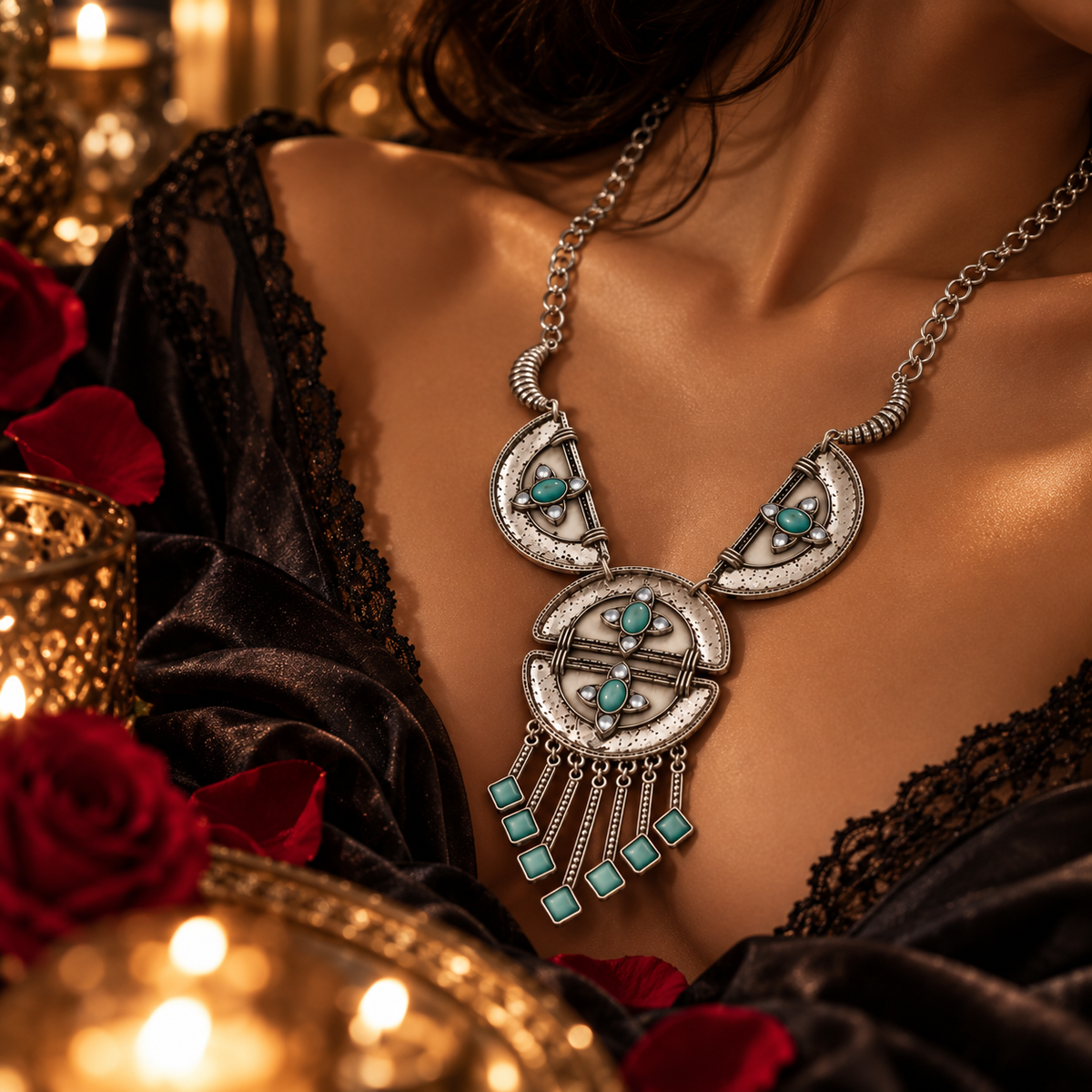 Celestial Statement Necklace |YAJAA
