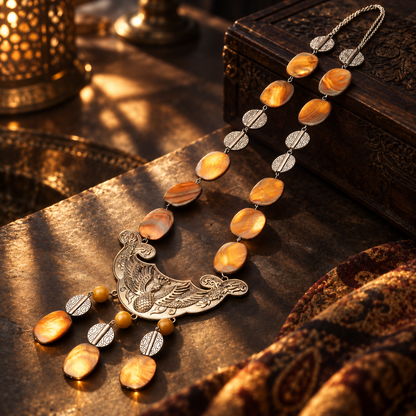 Royal Bird Heritage Statement Necklace | YAJAA