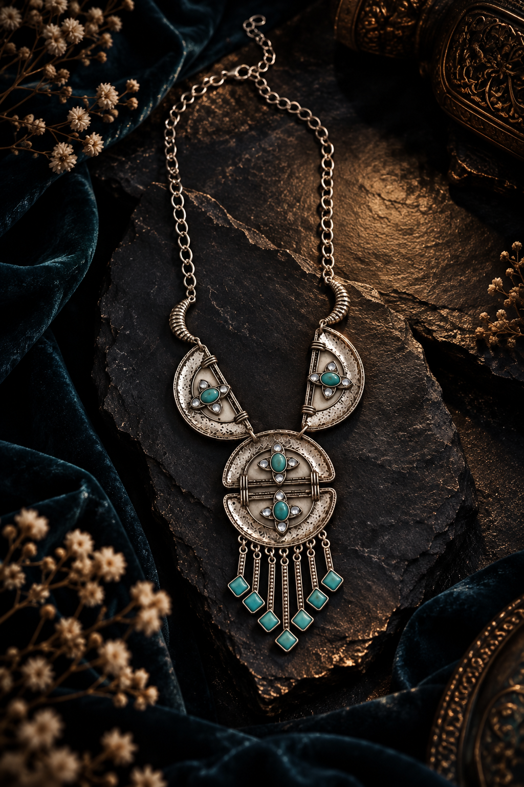 Celestial Statement Necklace |YAJAA